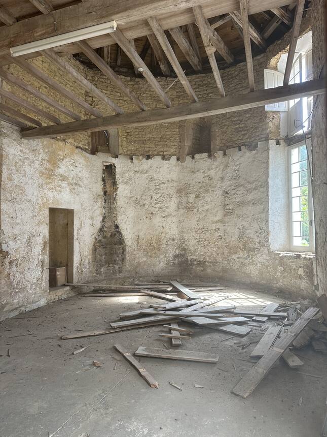 The chapel is getting a new life. Built 1400 years ago this Romanesque chapel us
